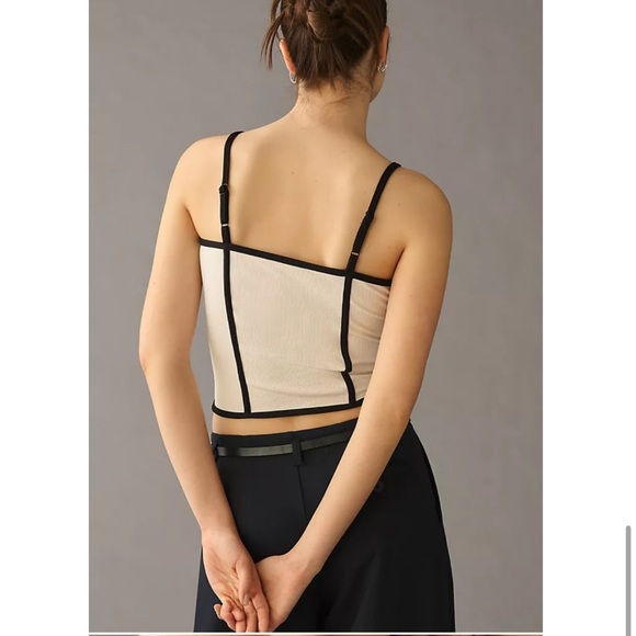 ANTHROPOLOGIE: Corset Bustier Top - Picture 3 of 5